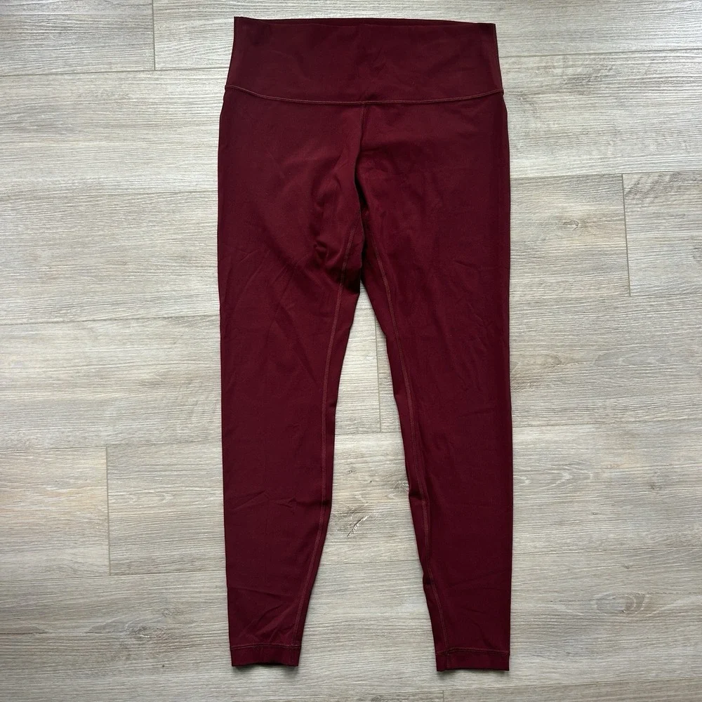 Lululemon Size 12 Garnet Wunder Train Women's High-Rise Tight 28